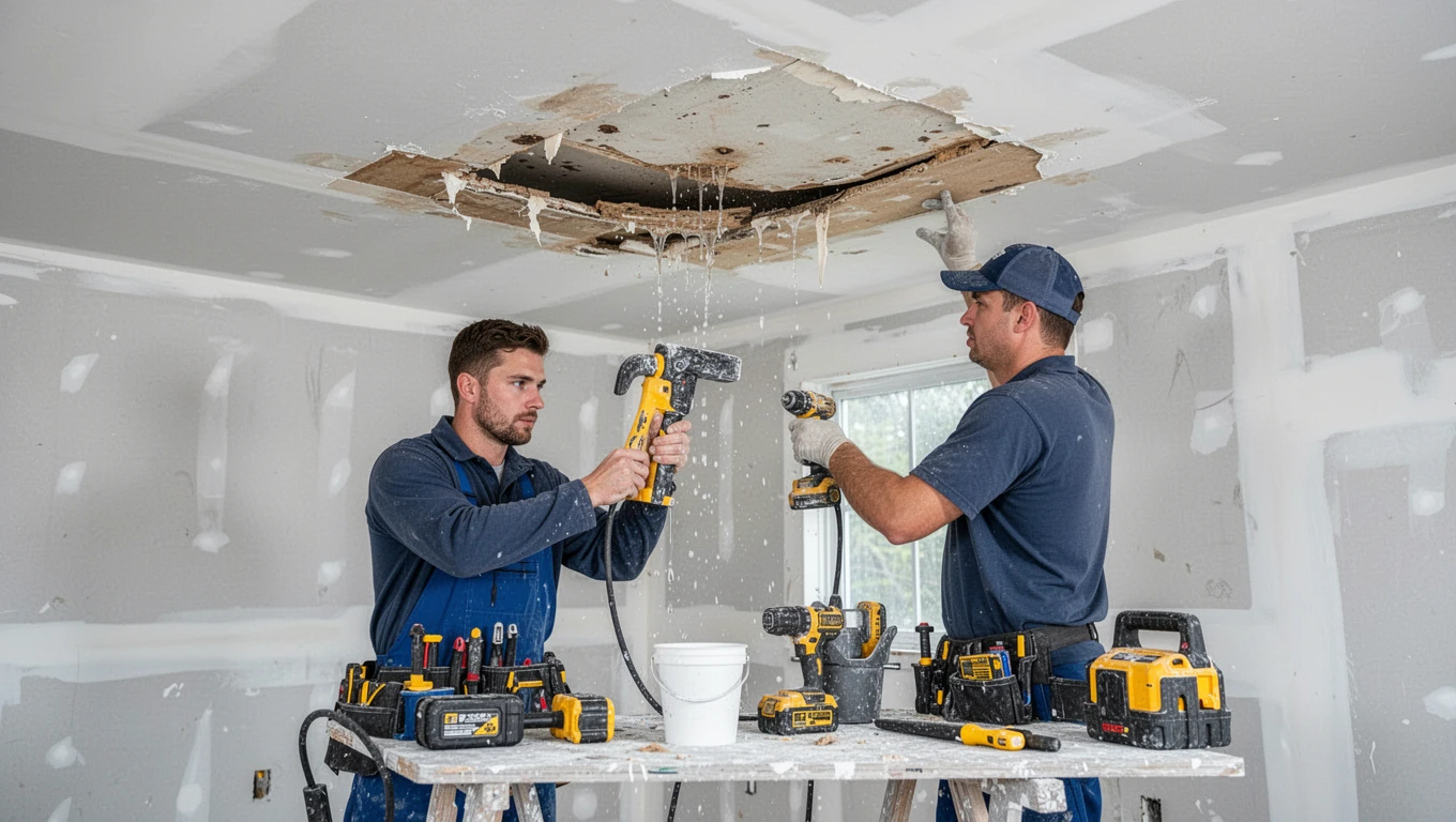 Ceiling Water Damage Repair