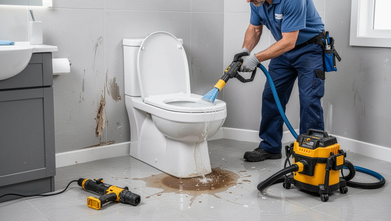 Toilet Overflow Cleanup