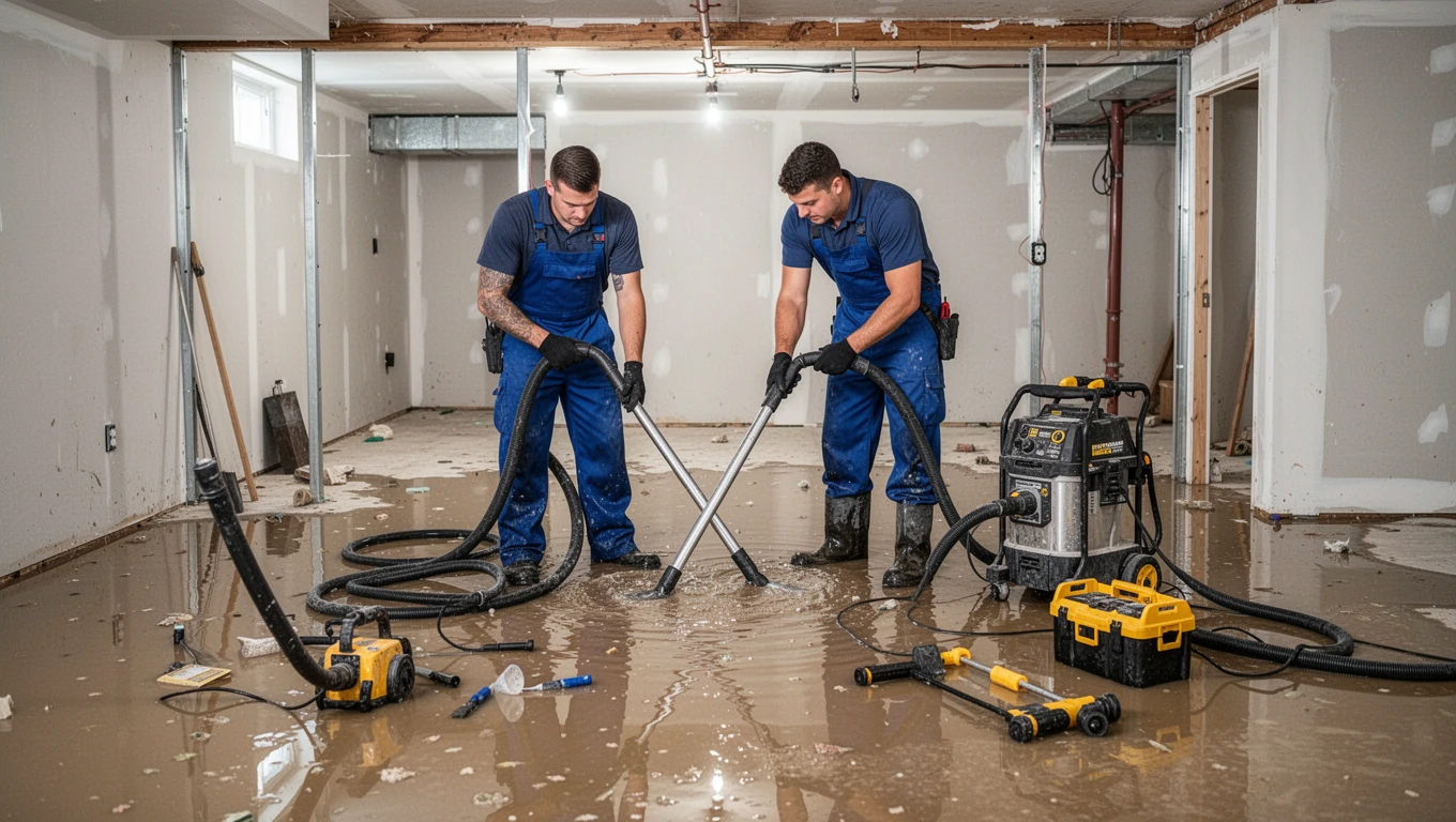 Flooded Basement Cleanup